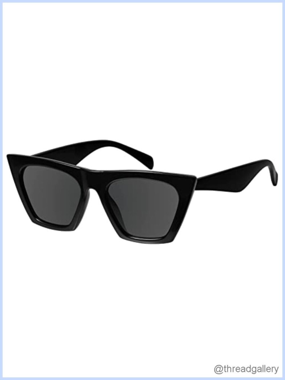 Square Cat Eye Sunglasses for Women Retro UV400 Lightweight Durable